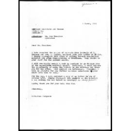Correspondence regarding the journals of Henry Johnson : Biographical and genealogical notes about Henry Johnson
