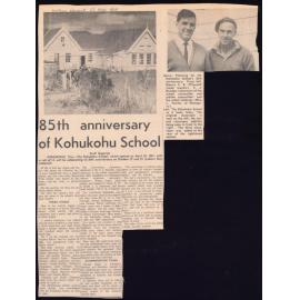 85th anniversary of Kohukohu School