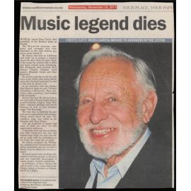Music legend dies