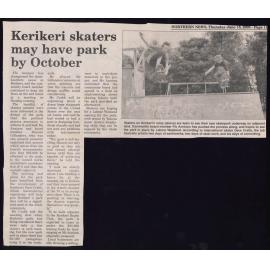 Kerikeri skaters may have park by October