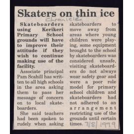 Skaters on thin ice