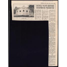 Council wants historic  courthouse preserved in Rawene