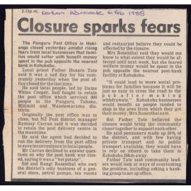 Closure sparks fears