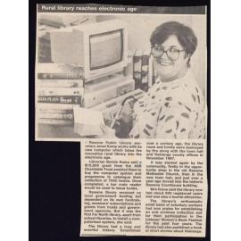 Rural library reaches electronic age