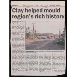Clay helped mould region's rich history