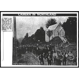 Camera in early Northland of the Kaeo Methodist Church