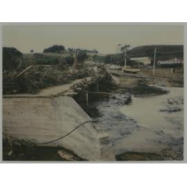 Fences down in flood