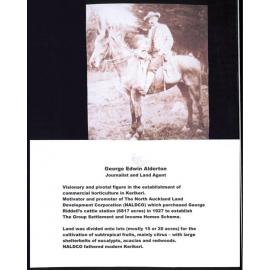 George Edwin Alderton : Journalist and land agent