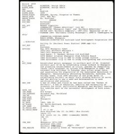 Database record about George Edwin Alderton