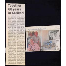 Together 60 years in Kerikeri