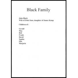 Black family