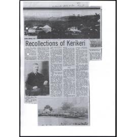 Recollections of Kerikeri