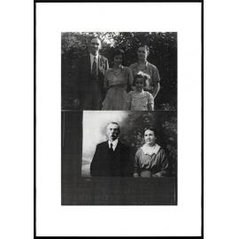 Photograph of John Black and family