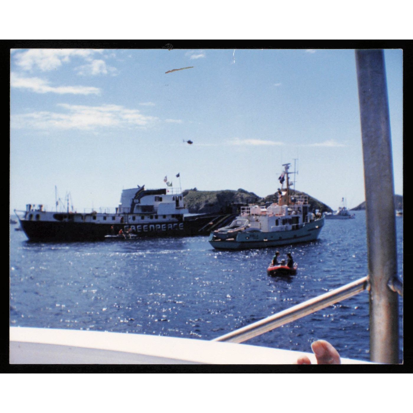 Sinking of the Rainbow Warrior in 1987