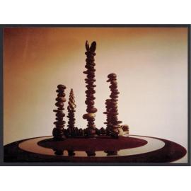 Photograph of a maquette of a Chris Booth sculpture