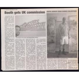 Booth gets UK commission : Booth, Barker show private collection