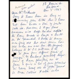 Letter from Kathleen L Bull to Nancy Pickmere