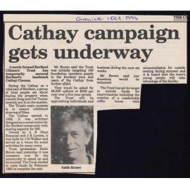 Cathay campaign gets underway