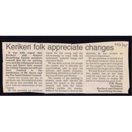 Kerikeri and District Beautifying Society support David Jarvis