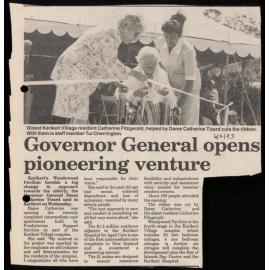 Governor General opens pioneering venture
