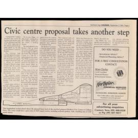 A proposed $2.7 million civic centre