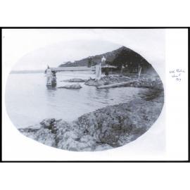 Old Paihia wharf, 1917