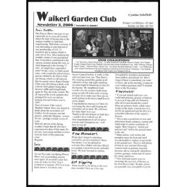 Waikeri Garden Club Newsletter 3