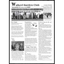 Waikeri Garden Club Newsletter 4