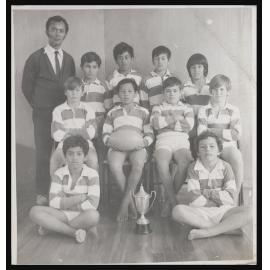Junior rugby players