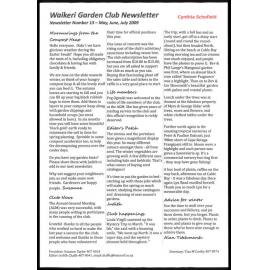 Waikeri Garden Club Newsletter 13