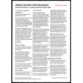 Waikeri Garden Club Newsletter 14