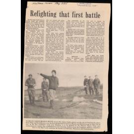 Refighting that first battle