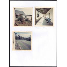 Photograph of the Homestead Hotel veranda and view