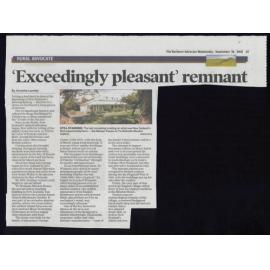 Exceedingly pleasant remnant
