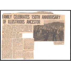 Family celebrates 15th anniversary of illustrious ancestor