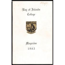Bay of Islands College Yearbook 1963
