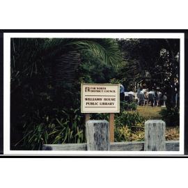 Williams House Paihia Library -  Open day