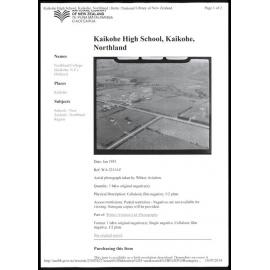 Kaikohe High School; Kaikohe; Northland [photograph 1]