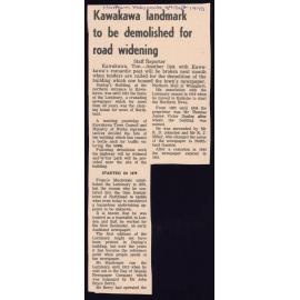 Kawakawa landmark to be demolished