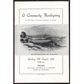 A Community thanksgiving