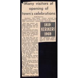 Many visitors at opening of town's celebrations
