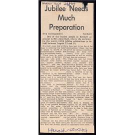 Jubilee needs much preparation