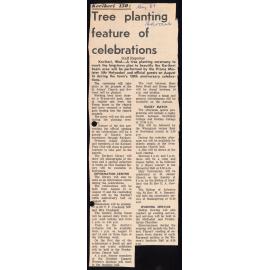 Tree planting feature of celebrations