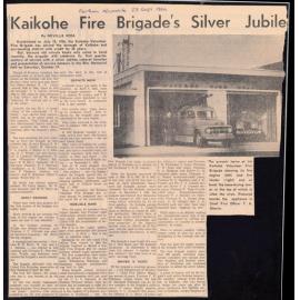 Kaikohe Fire Brigade's silver jubilee