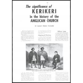 Kerikeri and the Anglican Church 