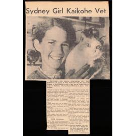Sydney girl Kaikohe vet