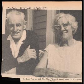 Photograph of Ivan Pearson and Mary Wimsett