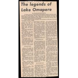 The legends of Lake Omapere