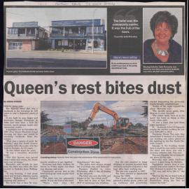Queen's rest bites dust