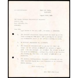 Letter from Anne Kool to The Registrar of Incorporated Societies